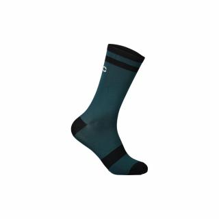Cyklistické ponožky POC Lure MTB Sock Long Dioptase Blue/Uranium Black Veľkosť: S