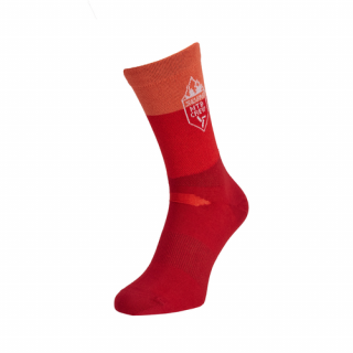Cyklistické ponožky SILVINI Ferugi, merlot orange Veľkosť: 36-38