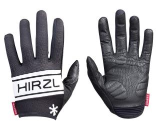 Cyklistické rukavice HIRZL Grippp comfort FF, čierna / biela Veľkosť: 3XL
