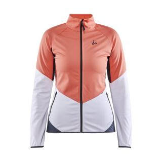 Dámska zateplená športová bunda CRAFT Core Glide, oranžová Farba: Oranžová, Veľkosť: L