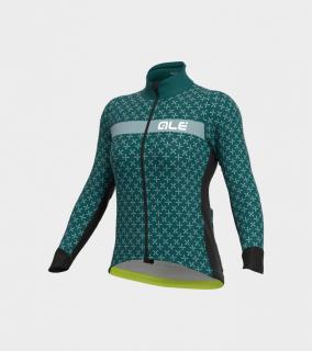 Dámska zimná cyklistická bunda ALÉ PR-R GREEN HELIOS, green Veľkosť: S