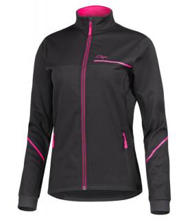 Dámska zimná športová bunda Etape CRISTY WS, čierna/ružová Veľkosť: XL