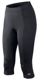 Dámske cyklistické nohavice ETAPE LADY 3/4 s vložkou, čierna Veľkosť: L