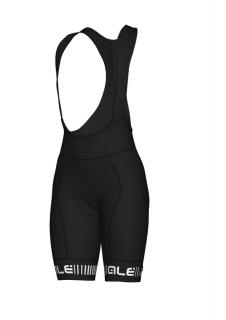 Dámske letné cyklistické nohavice ALÉ GRAPHICS PRR STRADA LADY, black/white Veľkosť: XL