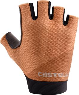Dámske letné cyklistické rukavice CASTELLI Roubaix Gel 2, soft orange Veľkosť: M