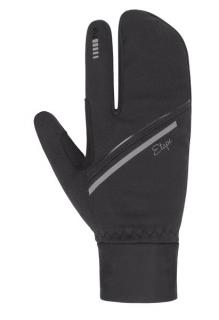 Dámske zimné športové rukavice Etape IRIS WS+, čierna/reflex Veľkosť: L