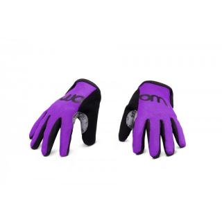 Detské cyklistické rukavice WOOM purple haze Veľkosť: 5