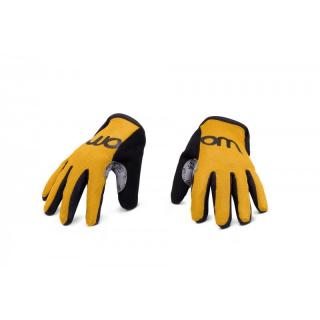 Detské cyklistické rukavice WOOM sunny yellow Veľkosť: 5