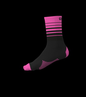 Letné cyklistické ponožky ALÉ ACCESSORI ONE, fluo pink Veľkosť: L/44-47