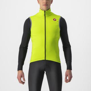 Pánska cyklistická vesta Castelli Perfetto Ros 2, electric lime Veľkosť: XL