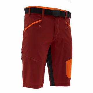 Pánske voľné MTB nohavice SILVINI Rango Pro, merlot orange Veľkosť: 3XL