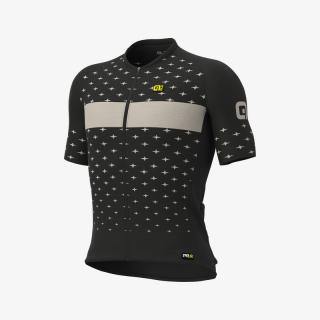 Pánsky letný cyklistický dres ALÉ PRR STARS, dove grey Veľkosť: XL