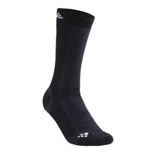 Ponožky CRAFT Warm 2-pack Farba: Čierna, Veľkosť: 46-48