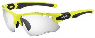 Športové cyklistické slnečné okuliare R2 CROWN fotochromatické Farba šošovky: fotochromatická čirá do šedé