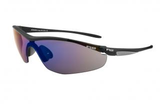 Športové slnečné okuliare R2 LOOP XS Veľkosť: XS, Farba šošovky: grey, Farba rámu: black