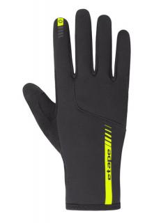 Zimné športové rukavice Etape LAKE 2.0 WS+, čierna/žltá fluo Veľkosť: L