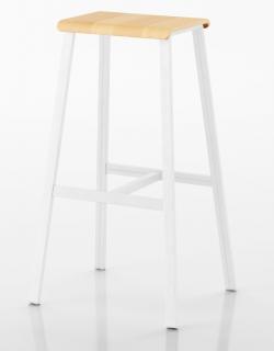 Barová stolička KD Stool Farba konštrukcie: Biela