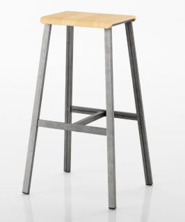Barová stolička KD Stool Farba konštrukcie: Industriálna šedá