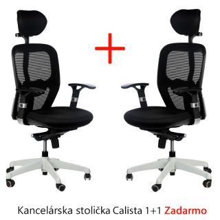 Ergonomická kancelárska stolička CALISTA 1+1 Zadarmo