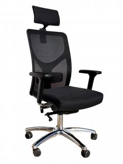 Ergonomická kancelárska stolička KATE Premium s možnosťou nastavenia sedacej časti do negatívneho sklonu