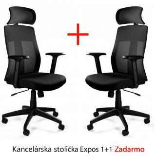 Kancelárska stolička Expos 1+1 Zadarmo