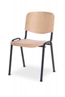 Konferenčná stolička ISO WOOD Farba konštrukcie: Čierna