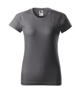 Basic Tričko dámske Varianta: oceľovo sivá, Velikost: L