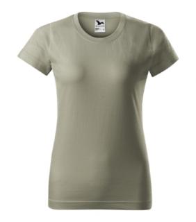 Basic Tričko dámske Varianta: svetlá khaki, Velikost: 2XL