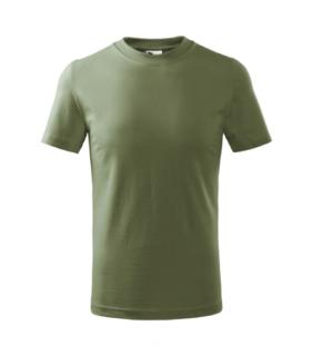 Basic Tričko detské Varianta: khaki, Velikost: 110 cm/4 roky