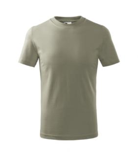 Basic Tričko detské Varianta: svetlá khaki, Velikost: 122 cm/6 rokov