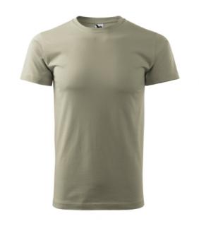 Basic Tričko pánske Varianta: svetlá khaki, Velikost: 2XL