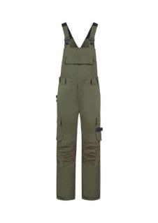 Bib & Brace Twill Cordura Pracovné nohavice s trakmi unisex Varianta: army, Velikost: 46