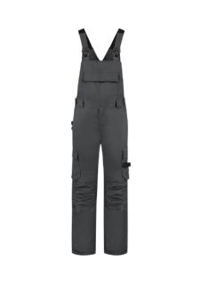 Bib & Brace Twill Cordura Pracovné nohavice s trakmi unisex Varianta: tmavosivý, Velikost: 44