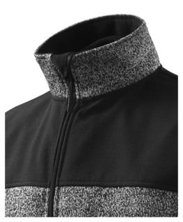 Casual Softshellová bunda pánska Varianta: knit gray, Velikost: 2XL