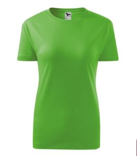 Classic New Tričko dámske Varianta: green apple, Velikost: 2XL