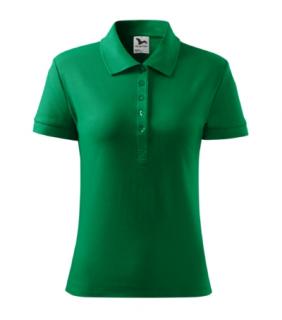 Cotton Heavy Polokošeľa dámska Varianta: trávová zelená, Velikost: 2XL