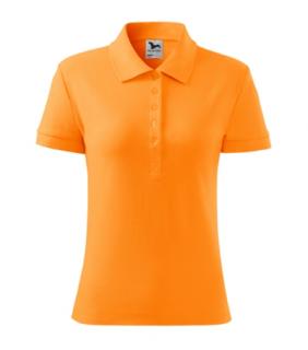 Cotton Polokošeľa dámska Varianta: mandarínková oranžová, Velikost: 2XL