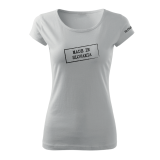 DRAGOWA dámske tričko made in slovakia, biela 150g/m2 Veľkosť: 3XL