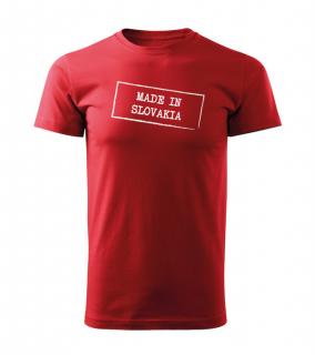 DRAGOWA krátke tričko made in slovakia, červená 160g/m2 Veľkosť: 3XL