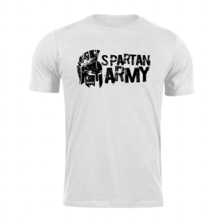 DRAGOWA krátke tričko spartan army Aristón, biela 160g/m2 Veľkosť: XS