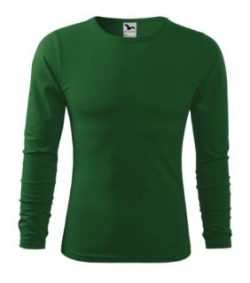 Fit-T LS Tričko pánske Varianta: fľaškovozelená, Velikost: 2XL