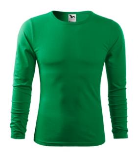 Fit-T LS Tričko pánske Varianta: trávová zelená, Velikost: 2XL