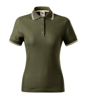 Focus Polokošeľa dámska Varianta: military, Velikost: 2XL