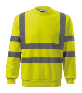 HV Essential Mikina unisex Varianta: fluorescenčná žltá, Velikost: 2XL