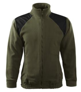 Jacket Hi-Q Fleece unisex Varianta: military, Velikost: 2XL