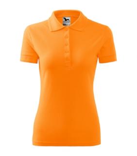 Pique Polo Polokošeľa dámska Varianta: mandarínková oranžová, Velikost: 2XL