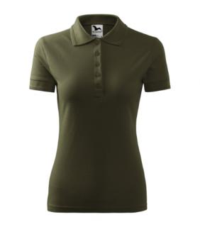 Pique Polo Polokošeľa dámska Varianta: military, Velikost: 2XL