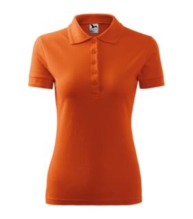 Pique Polo Polokošeľa dámska Varianta: oranžová, Velikost: 2XL