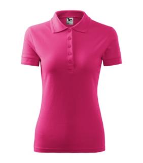 Pique Polo Polokošeľa dámska Varianta: purpurová, Velikost: 2XL