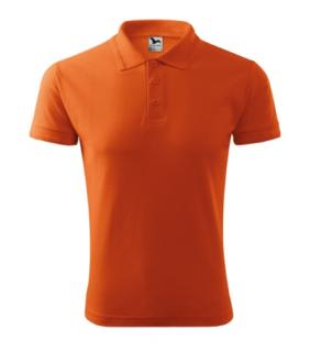 Pique Polo Polokošeľa pánska Varianta: oranžová, Velikost: 2XL